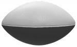 Foam Football - 6" - Two Tone - Black/White