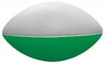 Foam Football - 6" - Two Tone - Green/White